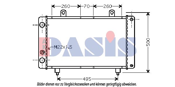 AKS DASIS Radiators, Motora dzesēšanas sistēma 160078N